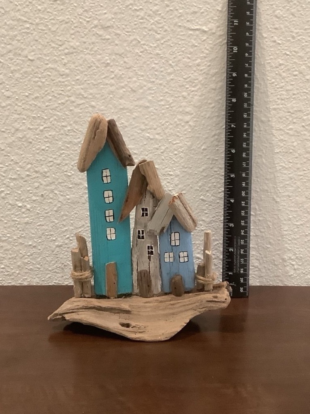 Driftwood Art, Driftwood Coastal Houses, Driftwood Wall Art, Coastal Decor - Picture 6 of 7